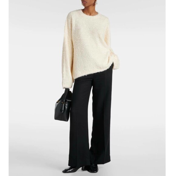 TOTEME Shaggy silk-knit jumper - Picture 1 of 16